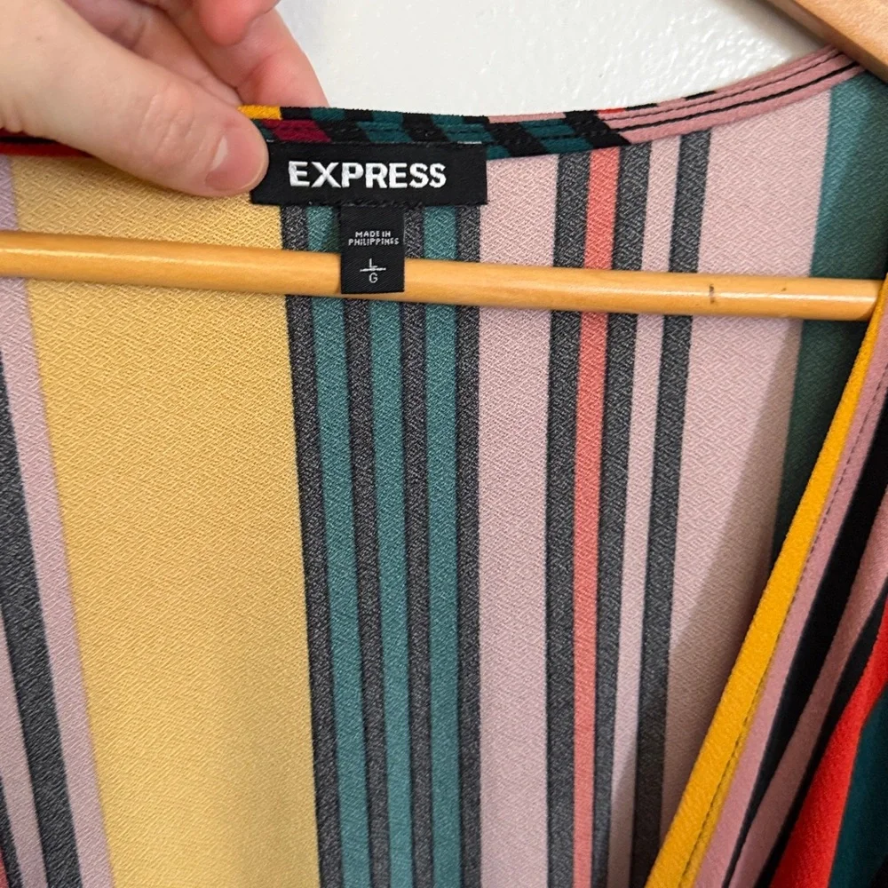 Express Colorful Striped Jumpsuit! - Picture 2 of 5